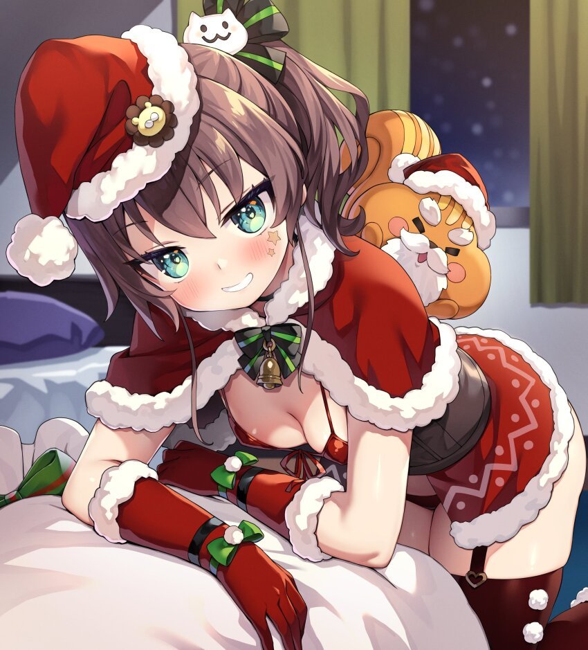 La streamer desea una feliz navidad a todos y regala sus fotos con el "santa bikini" a todos sus seguidores.