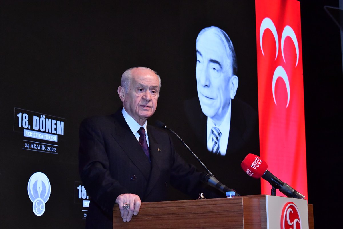 Genel Başkanımız Sayın Devlet BAHÇELİ’nin, Siyaset ve Liderlik Okulu’nun 18. Dönem Sertifika Töreni’nde yapmış oldukları konuşma.
24 Aralık 2022

mhp.org.tr/htmldocs/genel…