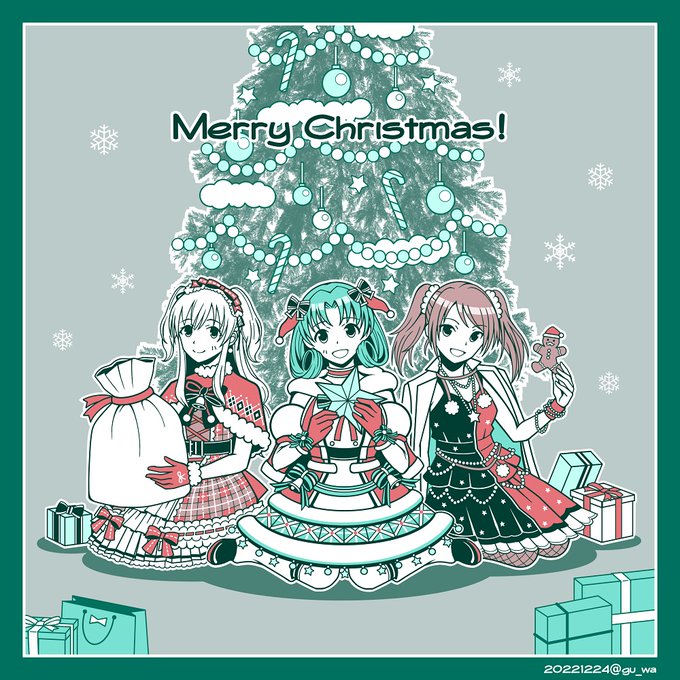 「ドレス メリークリスマス」のTwitter画像/イラスト(新着)｜4ページ目