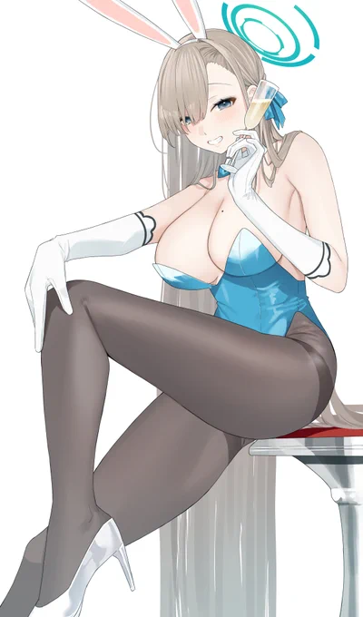 聖夜にバニーアスナ🥂
#ブルアカ 