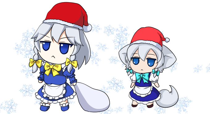 メリークリスマス!
ふも咲夜「プレゼント配りにいくわ!」
ふもいぬさくや「わん!」 