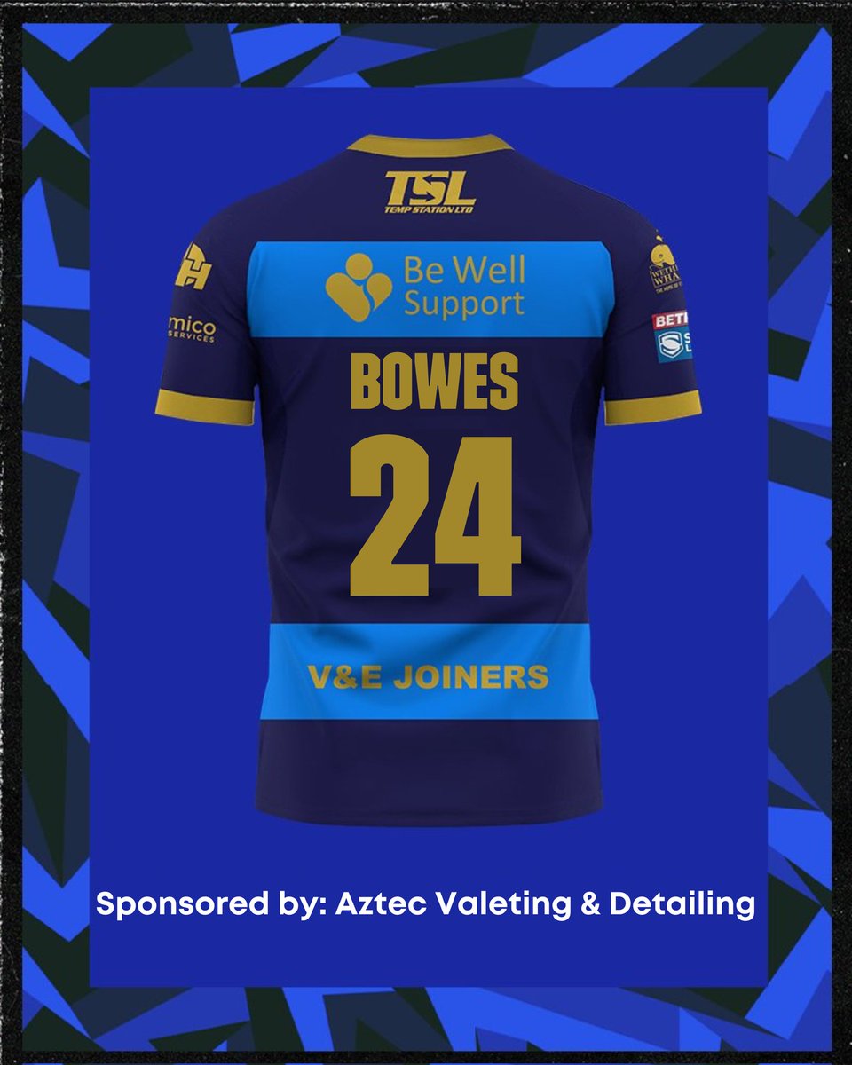 Young hooker Harry Bowes keeps the 24 shirt in 2023. Ready for a big year, Bowesy. 💪

Proudly sponsored by Aztec Valeting &amp; Detailing. 🤝 

#UpTheTrin ⚜