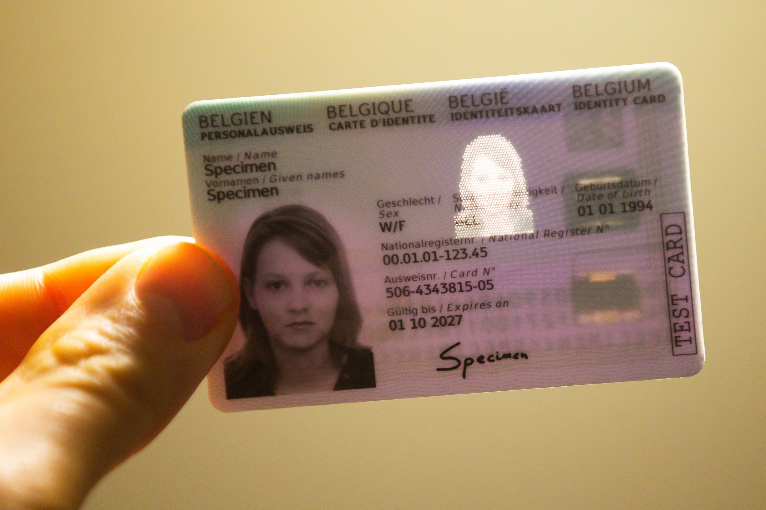 Бельгия ID Card