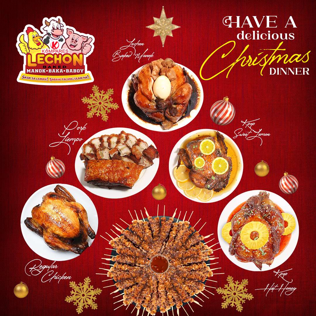 KUMPARES_OPDSLM's tweet photo. Merry ang CHRISTMAS NOCHE BUENA ❤️❤️❤️❤️
Kapag KUMPARES BAKED LECHON MANOK 
Ang handa sa ating  lamesa🎄🎄🎄🎁

#kumparesbakedlechonmanok 
#angharinglechonmanok
#angreynangliempo https://t.co/1byzMajDU0