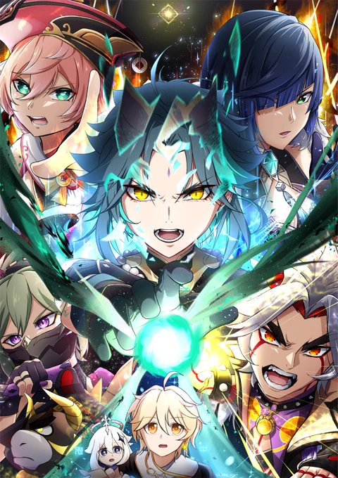 #今年も残りわずかなのでお気に入りの4枚を貼るほぼ魈くんで草ァ!今年はかなりスキルアップ出来た気がします来年も魈くんいっぱい描きたいです!!原神キャラみんな好きなので他の子も描きたい 