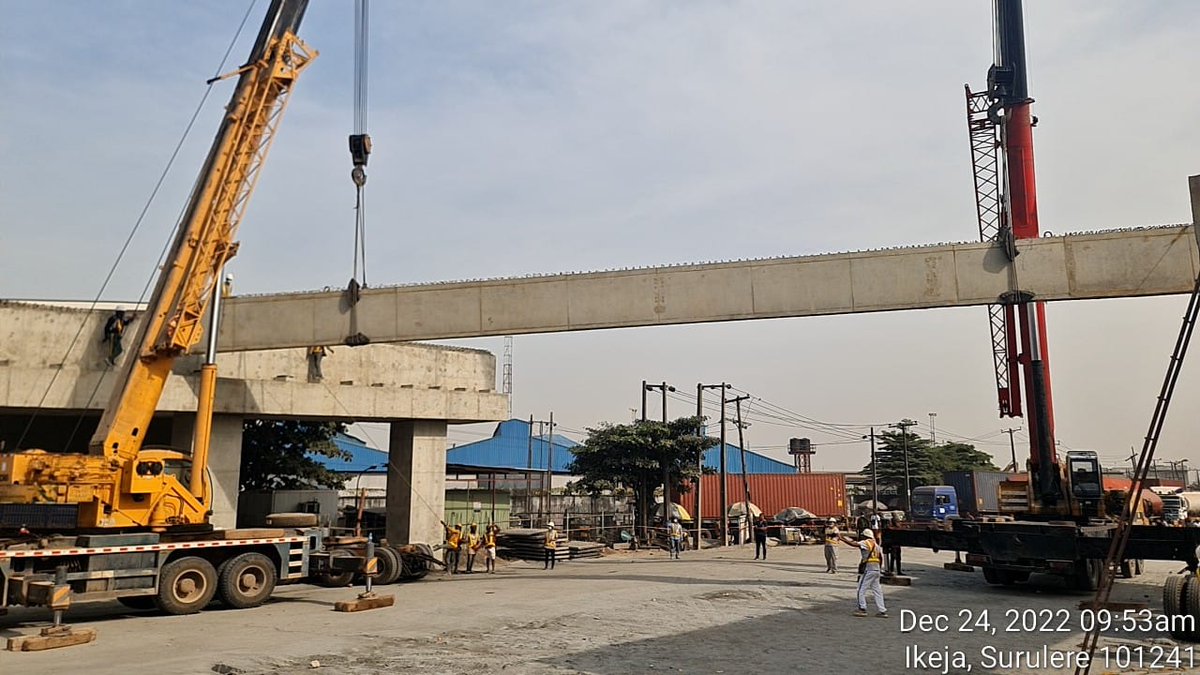 followlasg's tweet photo. 1st beam successfully launched on Apapa bound 2nd Rainbow across Apapa-oworonshoki expressway  for Alaba interchange extension inward Festac
@jidesanwoolu @drobafemihamzat @gbenga_omo @gboyegaakosile @fjaji @Mr_JAGs  @hmokunola_ 
#LASG #ForAGreaterLagos https://t.co/wGPOqcELBe