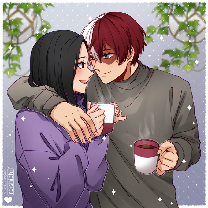 Hot Chocolate {TodoMomo} #轟百 #todomomo #todorokishouto #yaoyorozumomo #bokunoheroacademia #僕のヒーローアカデミア #BNHA #fanart  