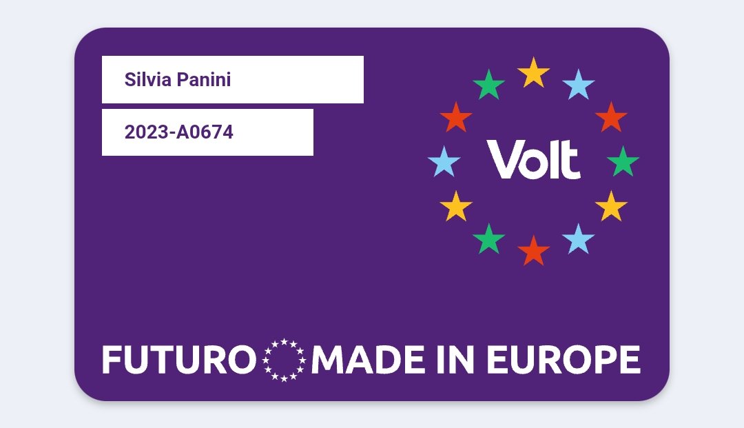 SilviaPanini2's tweet photo. Questo #Natale mi regalo la tessera di @VoltItalia perché credo che la politica possa tornare ad essere #comunità, costruzione sul territorio, dialogo. Tutte cose che con Volt cerchiamo di creare, giorno per giorno, in tutta #Europa.

Regalati il futuro!  https://t.co/LlFZvKnEfC https://t.co/YfGzGUAnA2