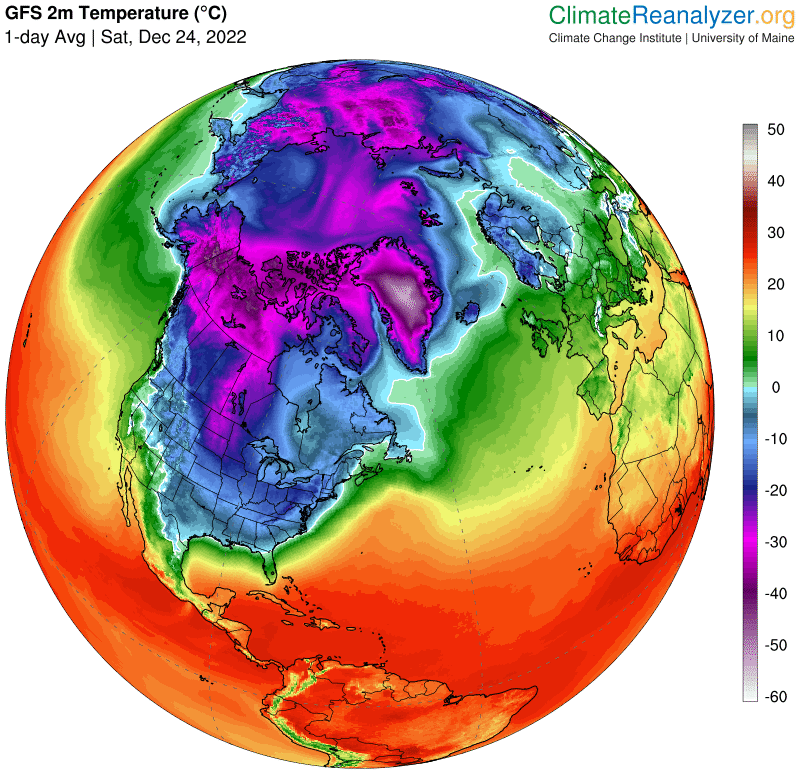 Cmdr_Hadfield's tweet photo. Santa's reindeer won't overheat here tonight. https://t.co/6hzkq5wRfx