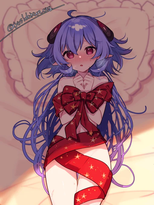 ファちゃんがクリスマスプレゼントになるんだよ～～～!!メリクリ 