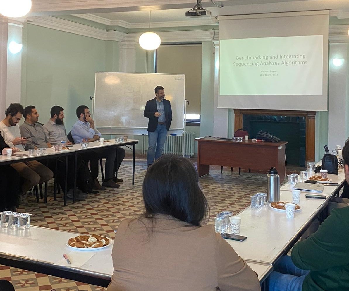 SbBiyoinfo's tweet photo. 3ncü işbirliği toplantımızı Boğaziçi Üniversitesinde gerçekleştirdik.
Sunum yapan hocalarımıza ve katılımcılarımıza çok teşekkür ederiz. Heyecan verici bir etkinlik oldu. https://t.co/l4ISJ22tkX