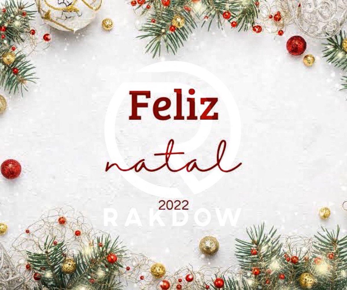 rakdow_'s tweet photo. Feliz Natal família Rakdow! Tenham um dia cheio de paz e alegrias. Um excelente ano novo para todos! ♥️ https://t.co/ifCY9PyrG2