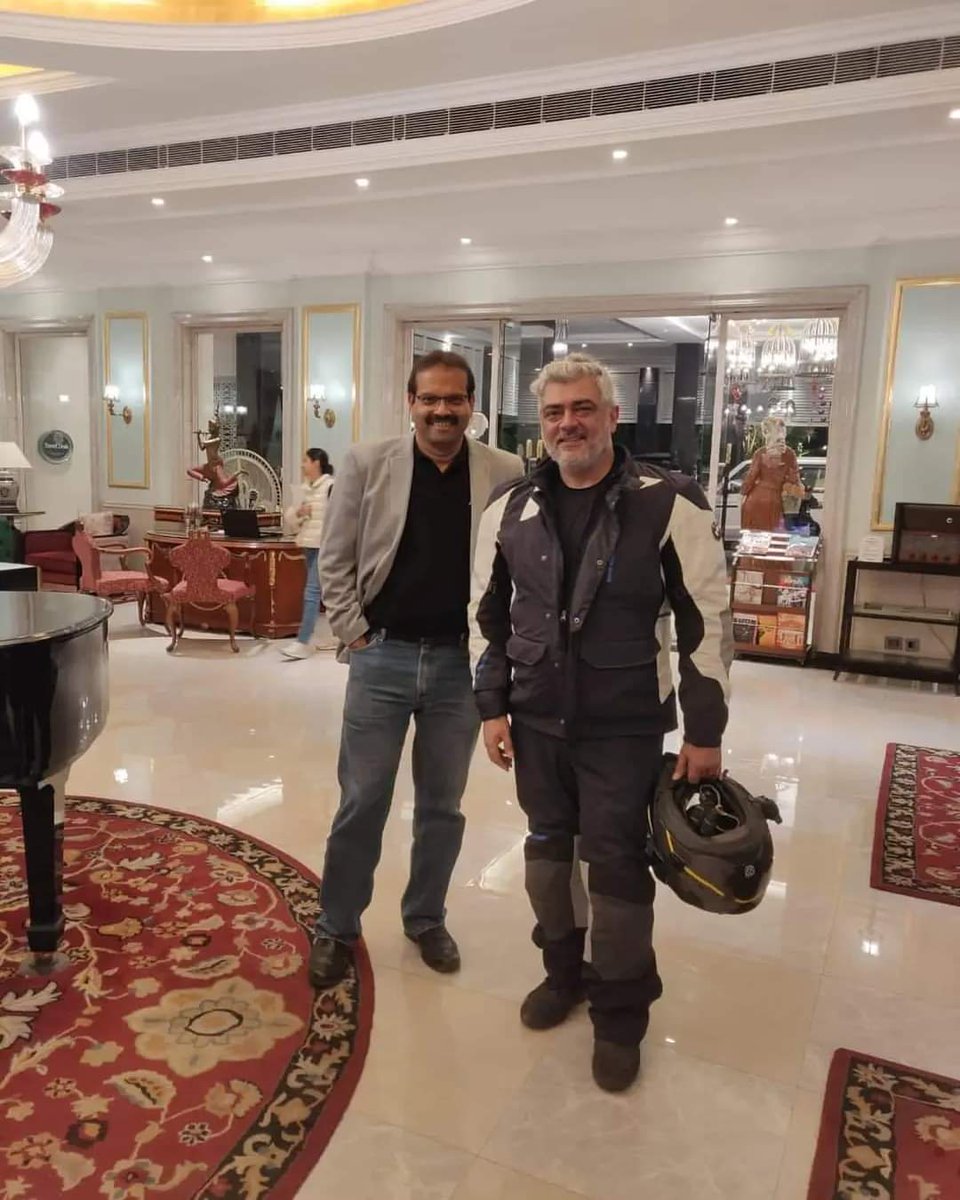 TCAFMDU's tweet photo. Latest Picture Of Ajith Sir ❤️

#Thunivu #AjithKumar https://t.co/vLOqZgMVzP