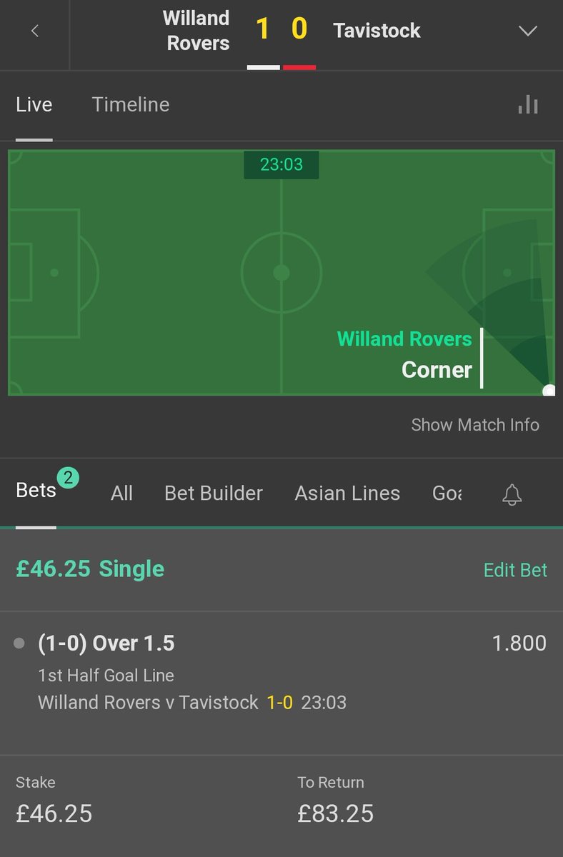 BetterBetsTips's tweet image. 25-£500 
BET 2:

Let's go lads!