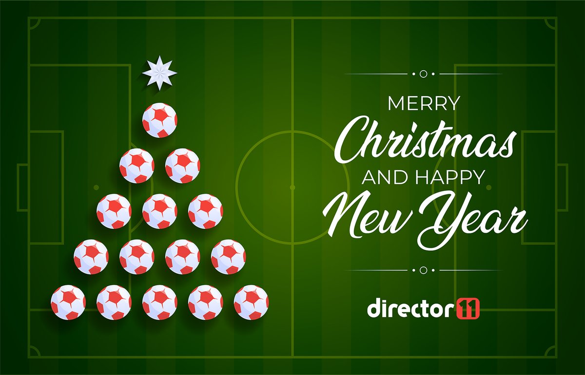 Desde director11 queremos desearos una Feliz Navidad y un próspero año 2023, lleno de fútbol, ilusión y nuevos proyectos.