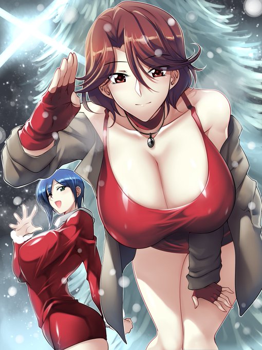 伊隅 みちる - 柏木 晴子 クリスマス
 #マブラヴアニメ  #マブラヴ  #マブラブオルタネイティブ 