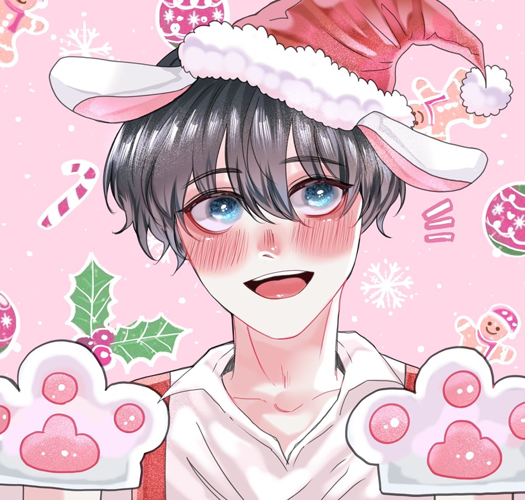 Memeanimeow's tweet photo. 🎄🎅🏻 ก๊อกๆ✊🏻แจกดิส+วอลเปเปอร์รินอิซาค่ะ! 🥰 
#rinisa #รินอิซา #CommissionTH #แจกดิส #chrismas https://t.co/ob05T4s3si