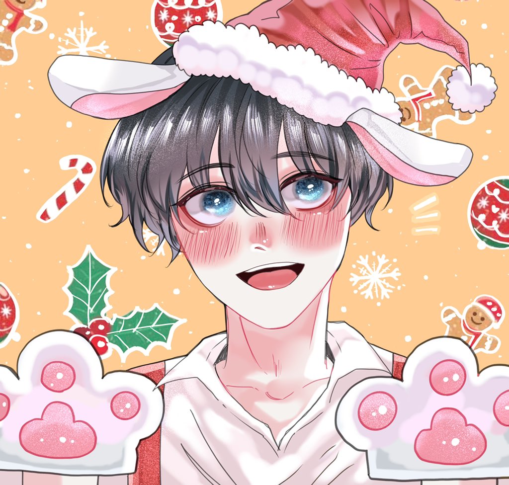 Memeanimeow's tweet photo. 🎄🎅🏻 ก๊อกๆ✊🏻แจกดิส+วอลเปเปอร์รินอิซาค่ะ! 🥰 
#rinisa #รินอิซา #CommissionTH #แจกดิส #chrismas https://t.co/ob05T4s3si
