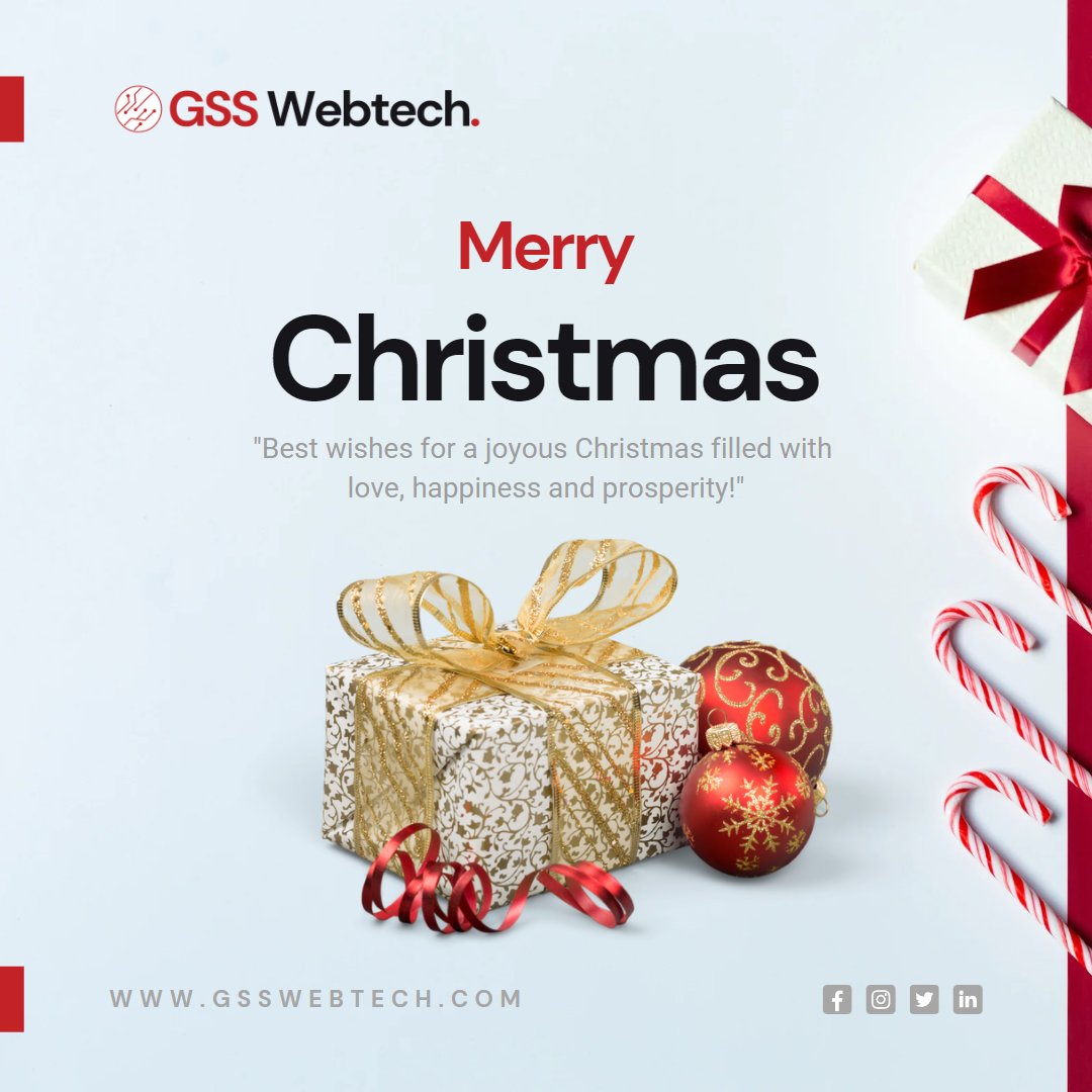 GSS Webtech wishing you a very Merry Christmas!

#gsswebtech #christmas #christmastree #christmasdecor #xmas #merrychristmas #christmastime #love #winter #christmasgifts #santa #christmasdecorations #christmasiscoming #holidays #holiday #gift #santaclaus #christmaslights #gifts