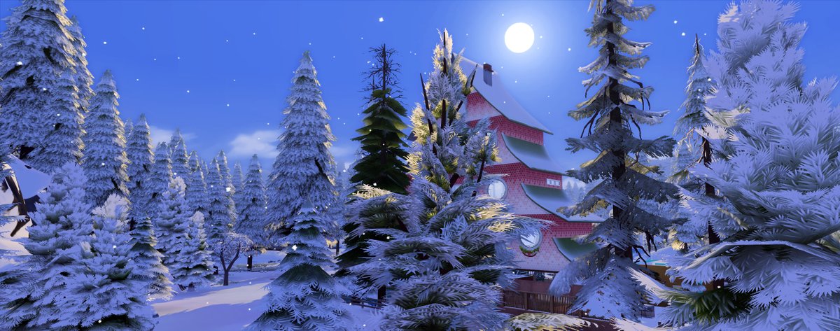 reverlautre's tweet photo. Je viens de mettre en ligne sur mon blog Xmas Tree House. Niché au cœur d'une forêt the Xmass Tree House a l'architecture originale d'un sapin. #nocc #moveobjectson #moo #creationfrancaise #Noel #showusyourbuilds #thesims4 #sims4 #maxis @The_simslabs https://t.co/glpy28XbBs https://t.co/t8misKGjQc