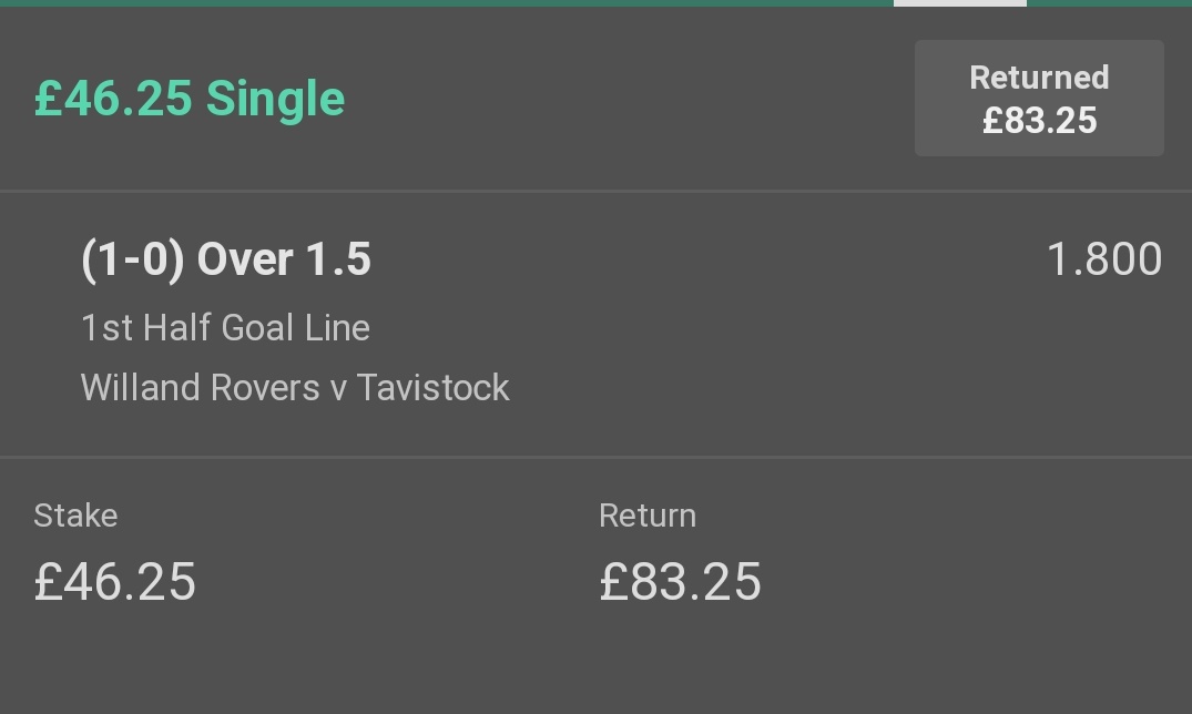 BetterBetsTips's tweet image. WINNER!!! ✅✅✅

WE GO TO BET 3! 

ITS NOT TOO LATE TO GET INVOLVED! 

DONT MISS OUT! 👀🙏