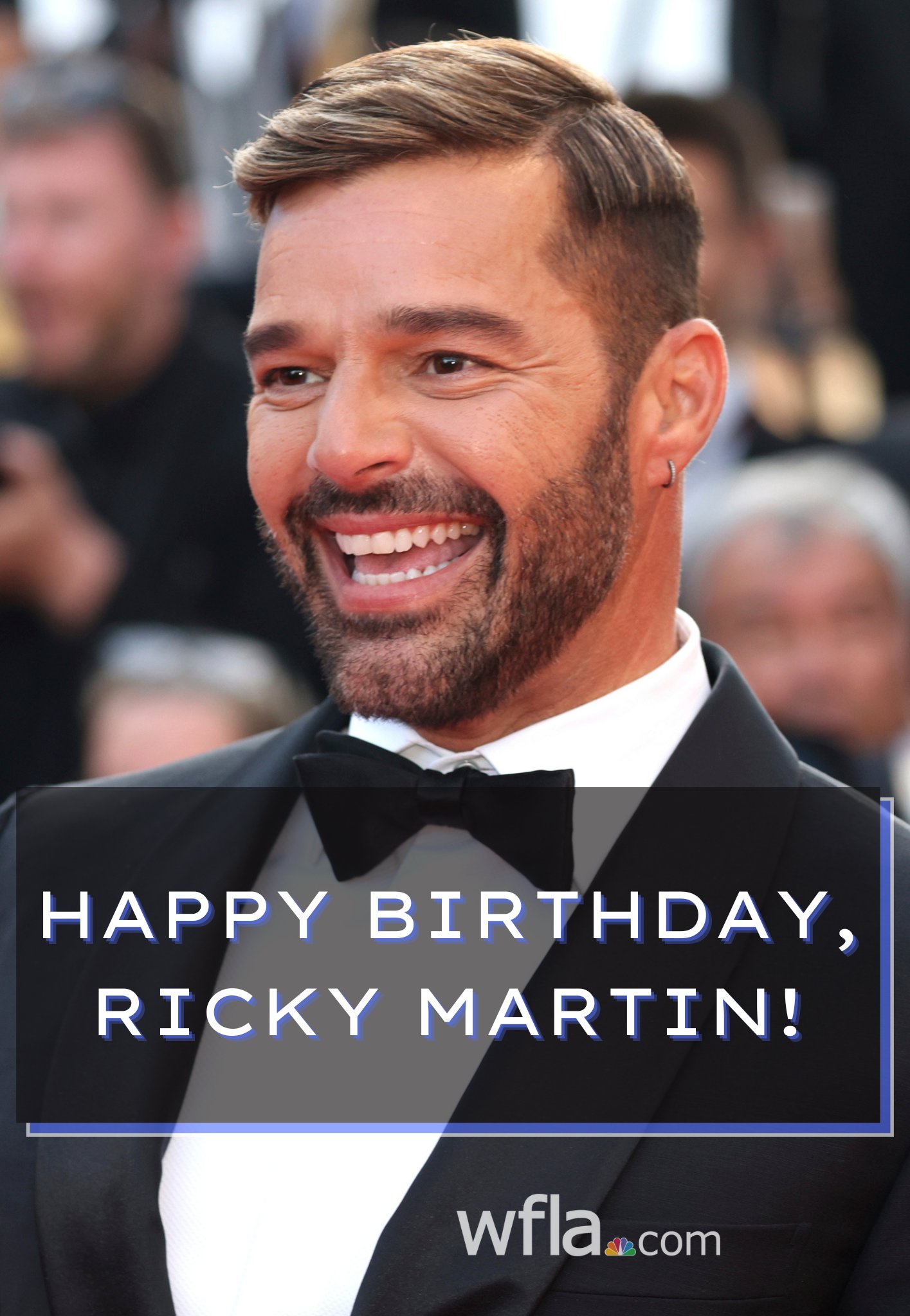 HAPPY BIRTHDAY, RICKY MARTIN The \"Livin\ La Vida Loca\" singer turns 51 today!  