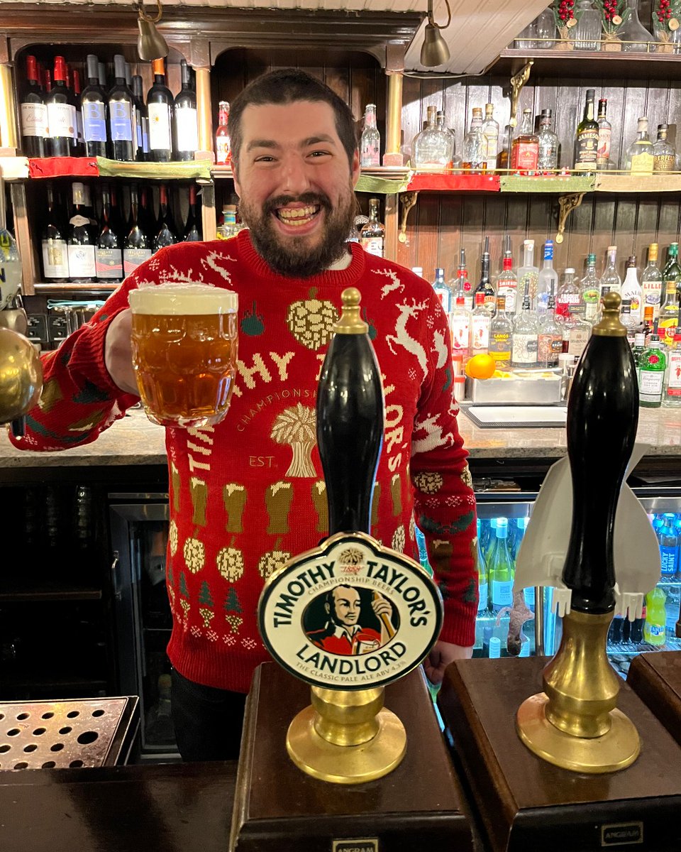 It's Christmas Eve, and there is nobody feeling more festive than Antony at <a href="/walkersofwhite/">Walkers of Whitehall</a>! 🎄

An amazing pub just off Trafalgar Square, offering excellent food, cosy atmosphere, and also a fantastic pint of Landlord.

Antony and his legendary team are waiting to welcome you.
