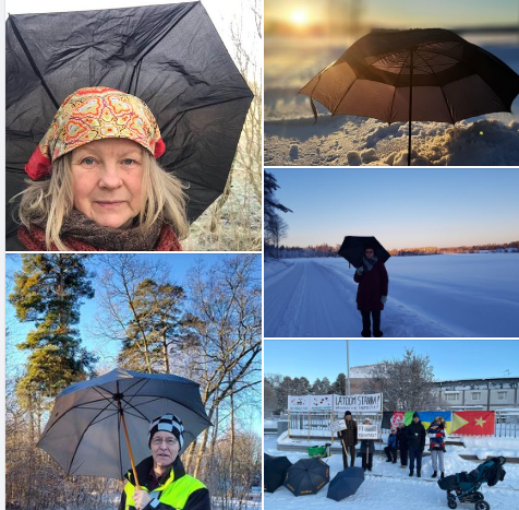 det_nog's tweet photo. Malå, Tallsjö, Umeå, Stockholm, Hörby... Och du kan också delta! 
Fäll upp ett paraply - Fota - Publicera! 
Kräv permanenta uppehållstillstånd för alla ensamkommande unga, och för de afghanska flyktingarna i vårt land - nu! 
#afghanskalivräknas
#sverigekanbättre
#nuärdetnog https://t.co/znMxWlZ4Iv