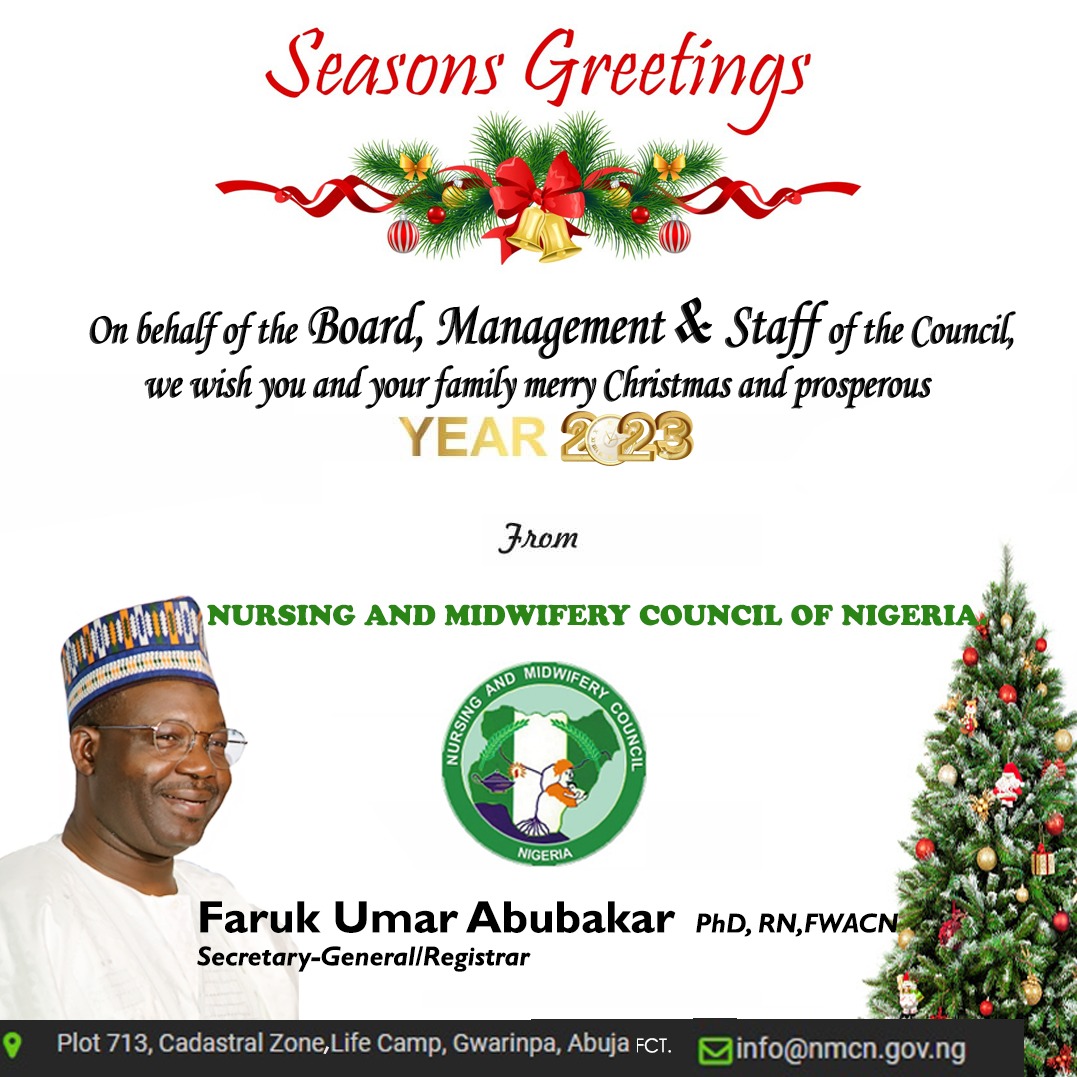 Nursing and Midwifery Council of Nigeria (NMCN) (@Nigeria_NMC) on Twitter photo 2022-12-24 18:27:31