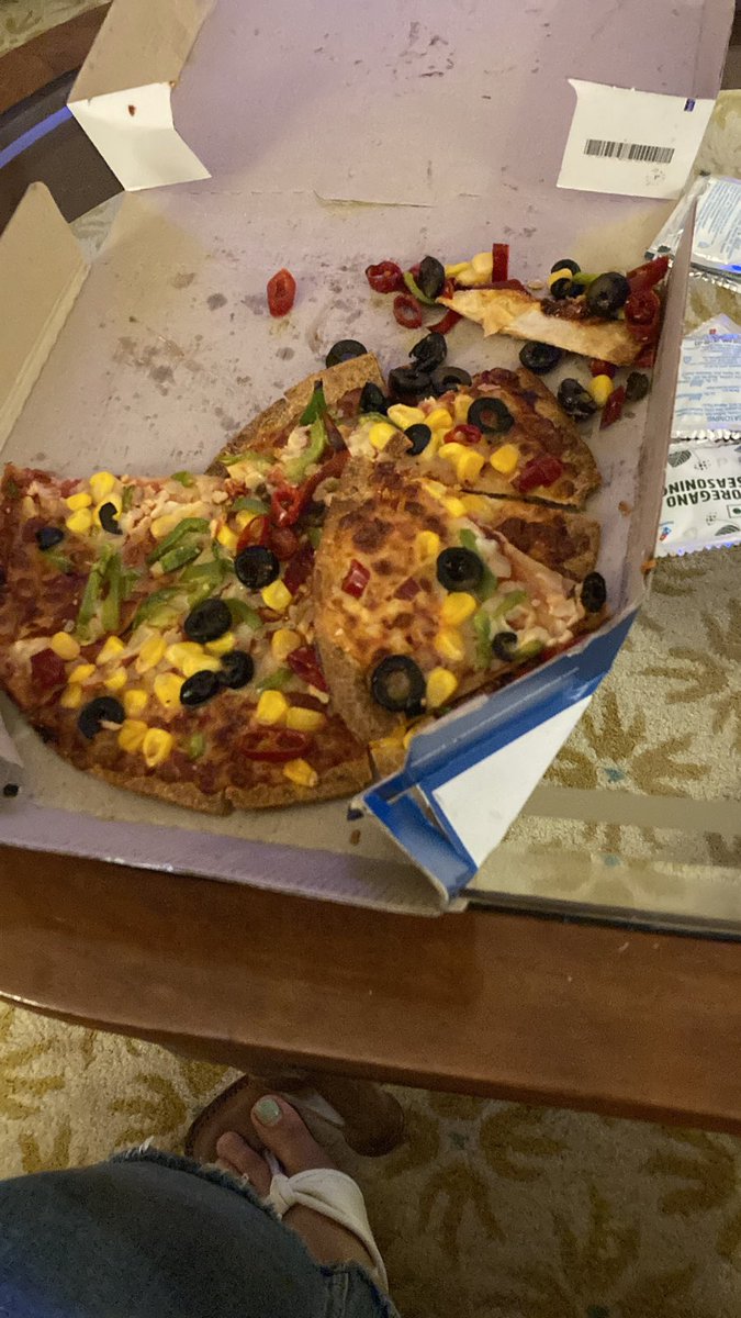 _ajayarora's tweet photo. @dominos_india is this how you deliver the pizza..appalled… https://t.co/HEvwLpDhgr
