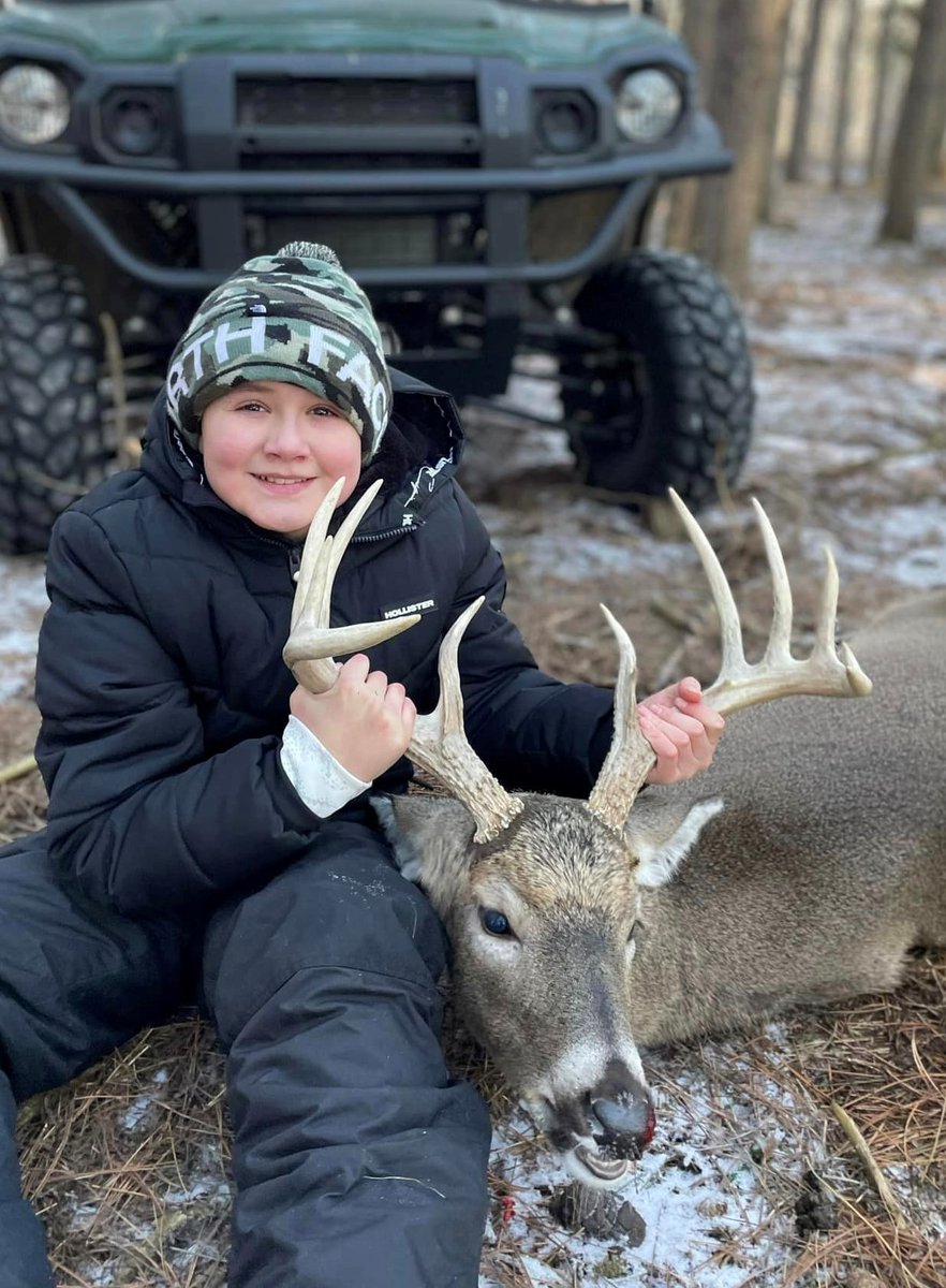 'Hunting is a great sport if you have my disability because you can't do any other sports. It doesn't matter what disability you have; you can still go hunting.' God bless! Merry Christmas Twitter Friends ! #childswish #ussa #hunting #deerhunting @CCCDynaPro @CDEKeane