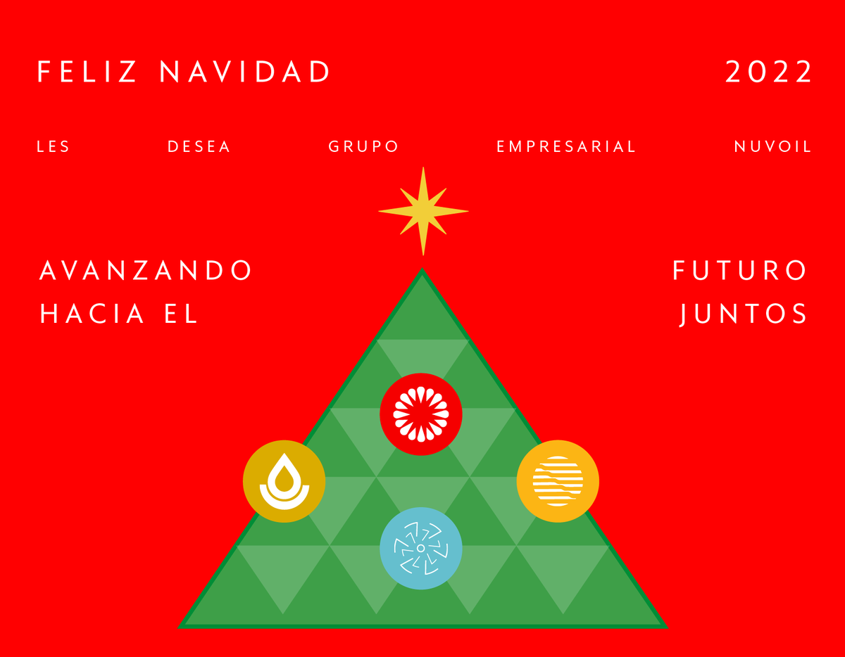 El mejor regalo en ésta época tan especial es celebrar y disfrutar junto a nuestros seres queridos.  

Grupo Empresarial #Nuvoil te desea a ti a los tuyos ¡felices fiestas! Que el espíritu de la Navidad te llene de motivos para sonreír, compartir y conectar.

#FelizNavidad
