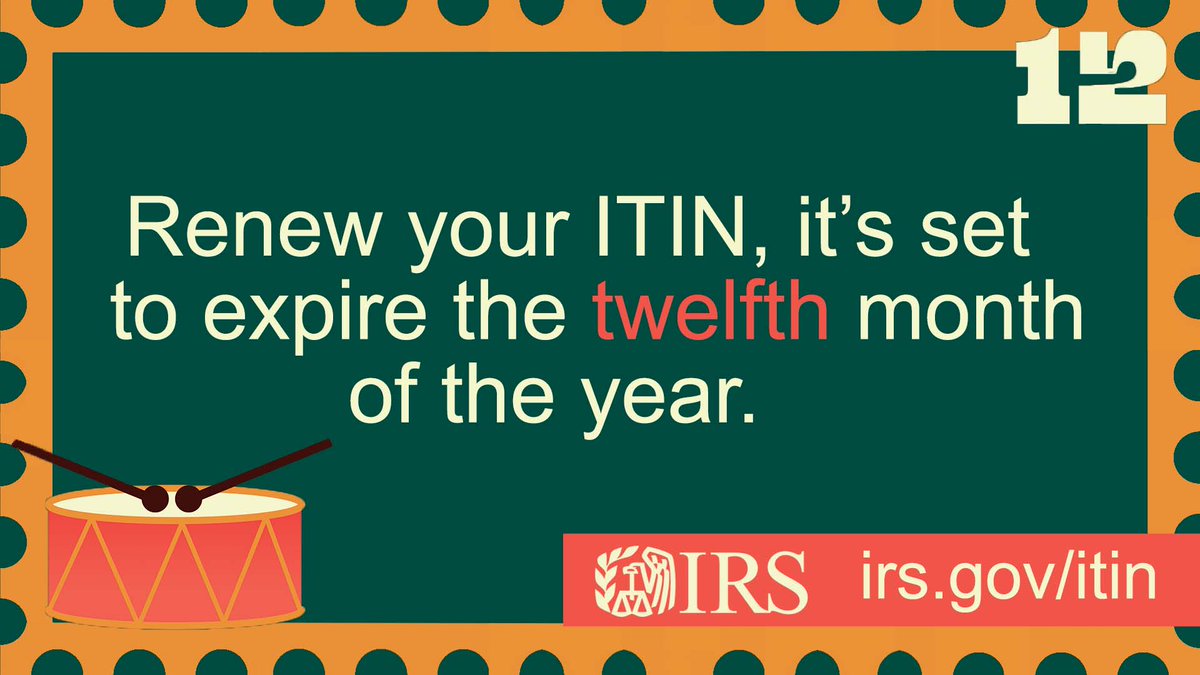 IRSnews on Twitter "Your ITIN may expire by Dec. 31, 2022. Should you renew it with the IRS