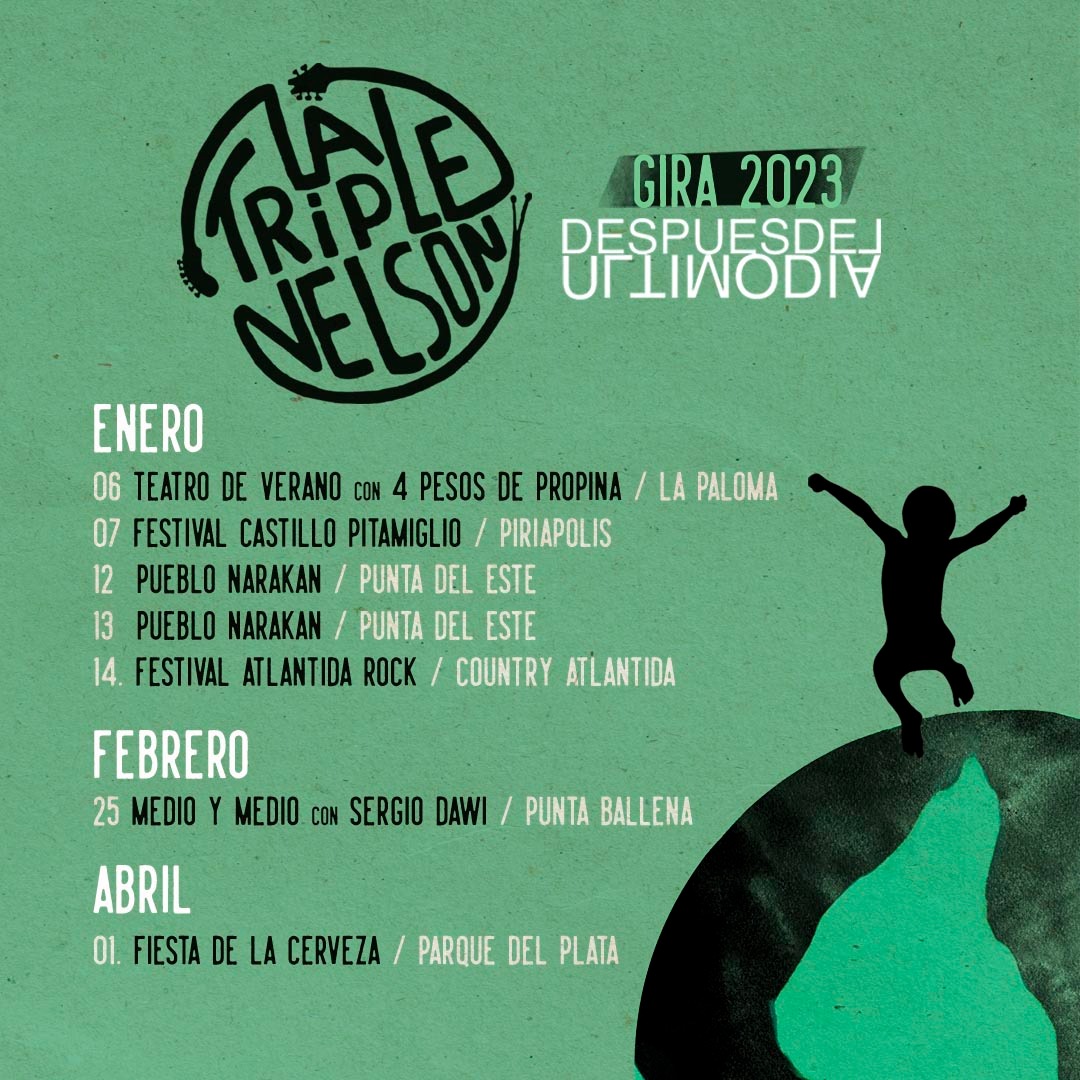 ChristianCary8's tweet photo. Salimoooo 2023 🎸!!!

Por entradas👇🏼
https://t.co/ddGKQnTHBS
@latriplenelson 🤘🏼

#despuesdelultimodia
#latriplenelson
#nuevodisco https://t.co/wQZKYxE5EO