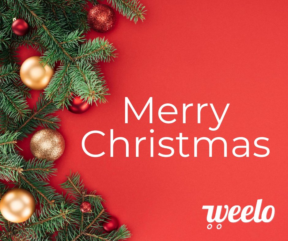 WeeloLLC's tweet photo. Weelo wishes you and your family a very Merry Christmas 🎁🎄 https://t.co/8Xlo2bcMYc