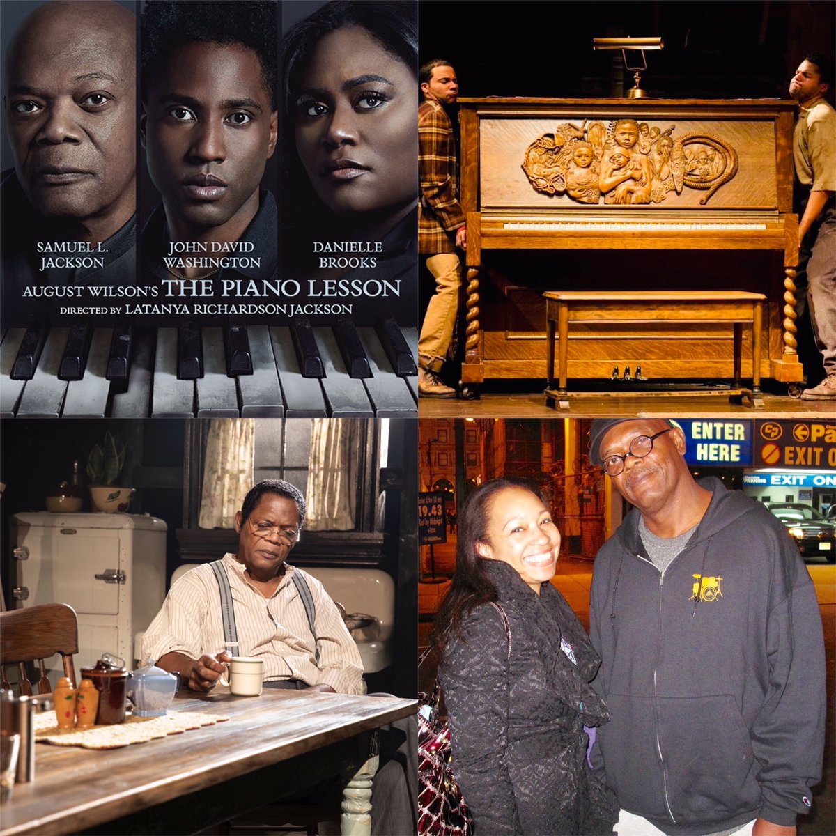 AngelEsq's tweet photo. #BrilliantPerformance💜 @samuelljackson💜#CaptivatingCast #ThePianoLesson #LoveTheatre #LiveTheatre https://t.co/kRBsJaoKSV