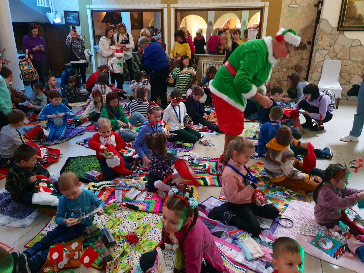 LittleToller's tweet photo. During the #PackedwithHope campaign we sent an artic of aid to 🇺🇦via Dennis who runs Chernobyl Children’s Lifeline.

Dennis has just taken 100 Ukrainian children to Poland for a Christmas respite treat, what an incredible thing to do.

This is not an easy Christmas for so many. https://t.co/aVp8JSLCP9