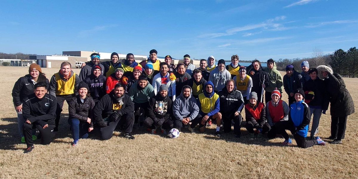Annual alumni game 🥶No freezing temps can stop our PR soccer players. Loved seeing everyone back “home”!  ~Always a Pirate~ ⁦<a href="/PorterRidgeHSNC/">Porter Ridge High School</a>⁩ ⁦<a href="/prhs_athletics/">Porter Ridge Athletics</a>⁩