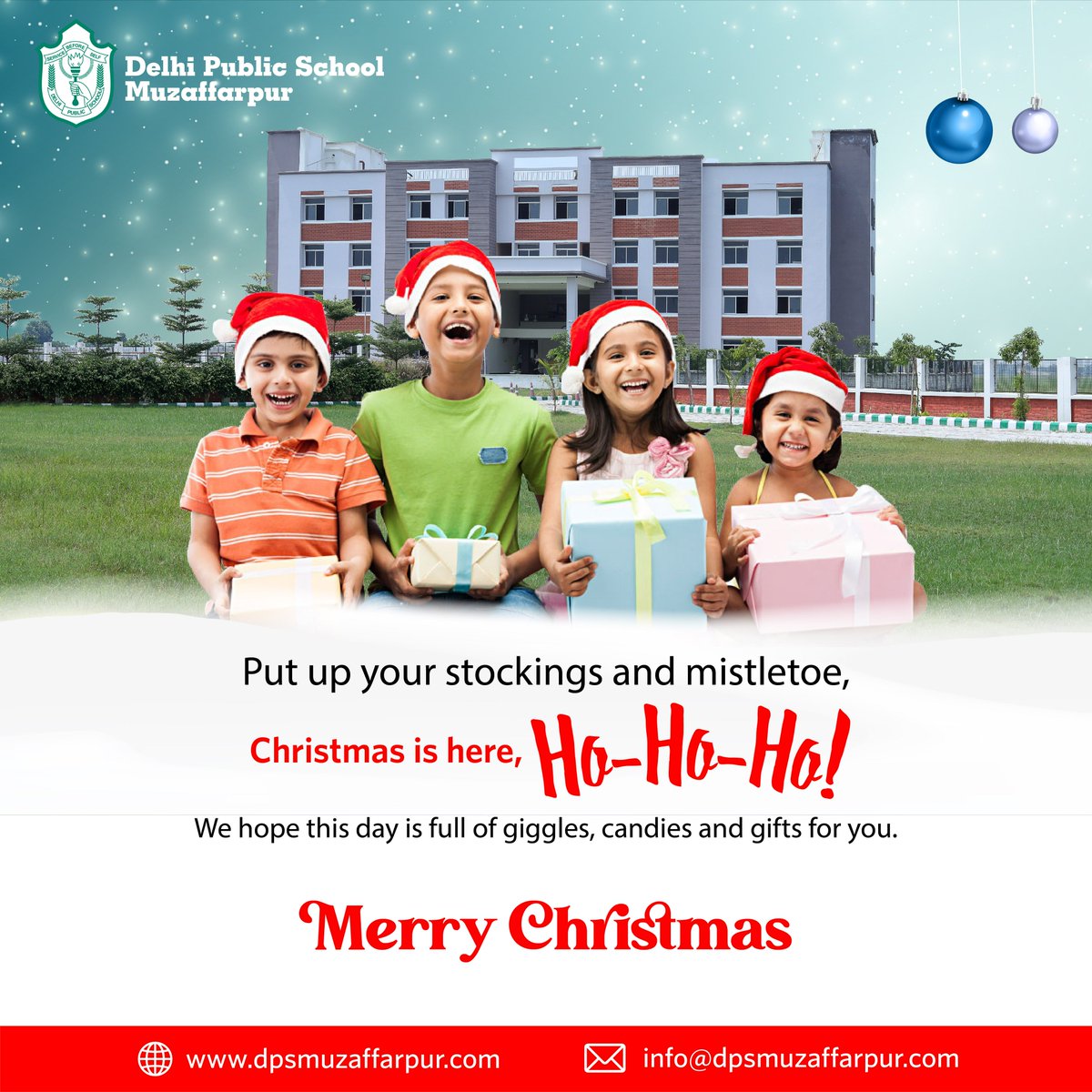 Wishing you the brightest holiday season! May the happiness and joy of Christmas stays with you throughout the next year 🎄

Merry Christmas 🎅

#dpsmuzaffarpur #delhipublicschool #jinglebells #christmas #merrychristmas #santa #christmascelebration #christmas2022 #magicalsanta