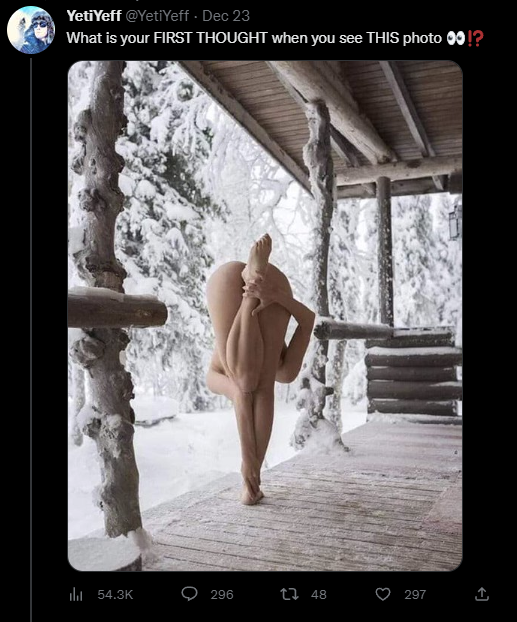Honestly? I thought it was some sort of Silent Hill monster ^^"  My hentai mind has failed me this time