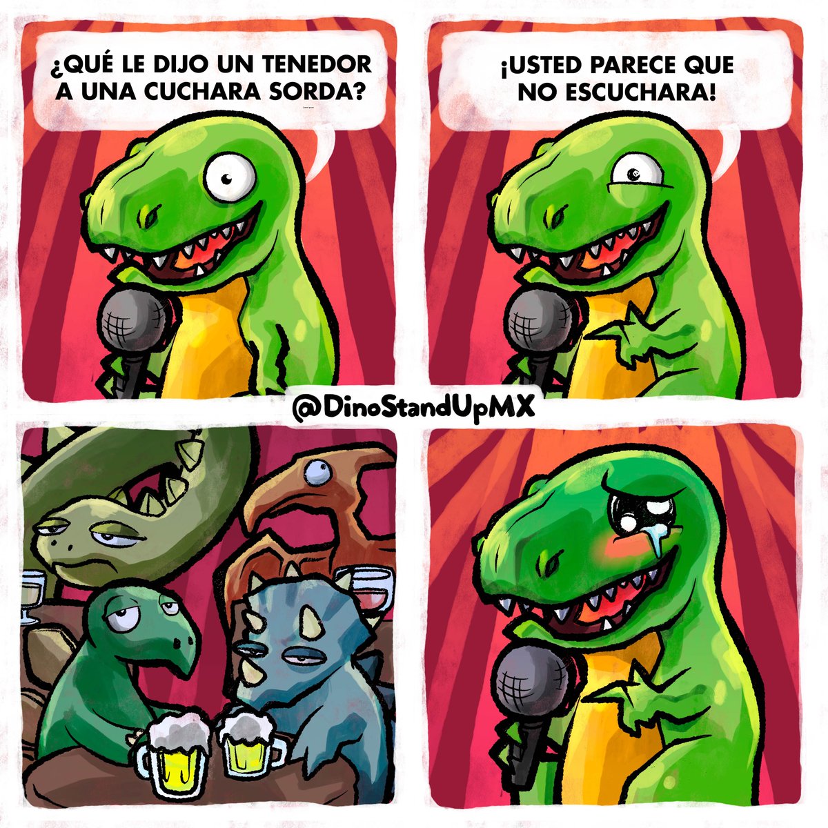 DinoStandUpMX's tweet photo. 🥄 https://t.co/fFuh4kdrU2