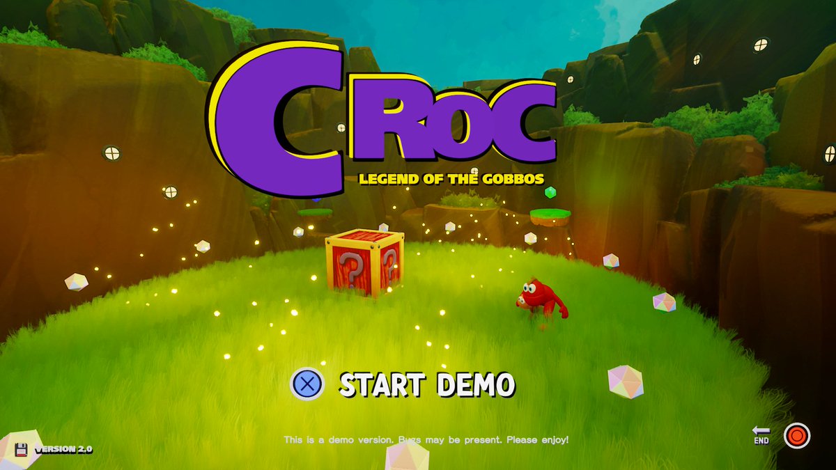Phoenaxis's tweet image. CROC DREAMS DEMO 2.0 is out now! 🎁
With revised visuals &amp;amp; gameplay; play through a reimagined version of the first level from Croc: Legend of the Gobbos, a nostalgic classic reinvented for the modern era!

🔗indreams.me/dream/mHFuKPHL…

#PS5Share #MadeInDreams #PS1 #PSClassic