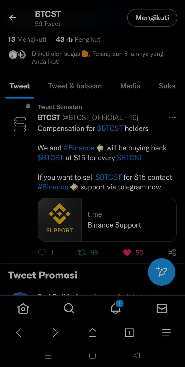 Teofilatropis's tweet photo. @BTCST_OFFICIAL Done sir https://t.co/bkXOSQHzSx