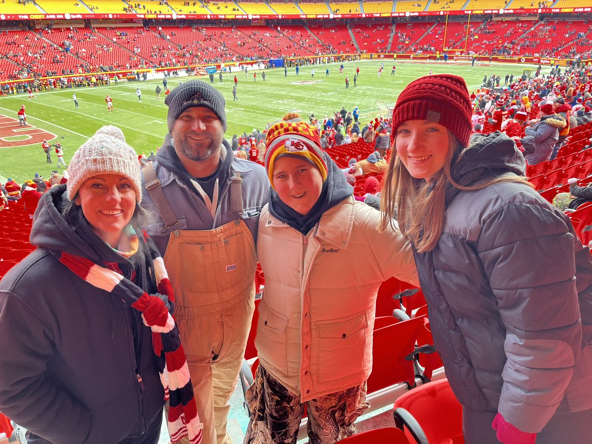Merry Christmas from the May’s! #ChiefsKingdom