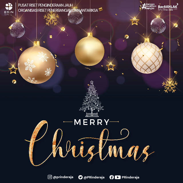 Selamat Natal bagi #KawanBRIN #SobatInderaja yang merayakan ! Semoga keindahan dan sukacita Natal akan selalu ada di tengah kebersamaan bersama orang-orang tercinta 🎄

#natal #christmas #BRIN #ORPA #PRPJ