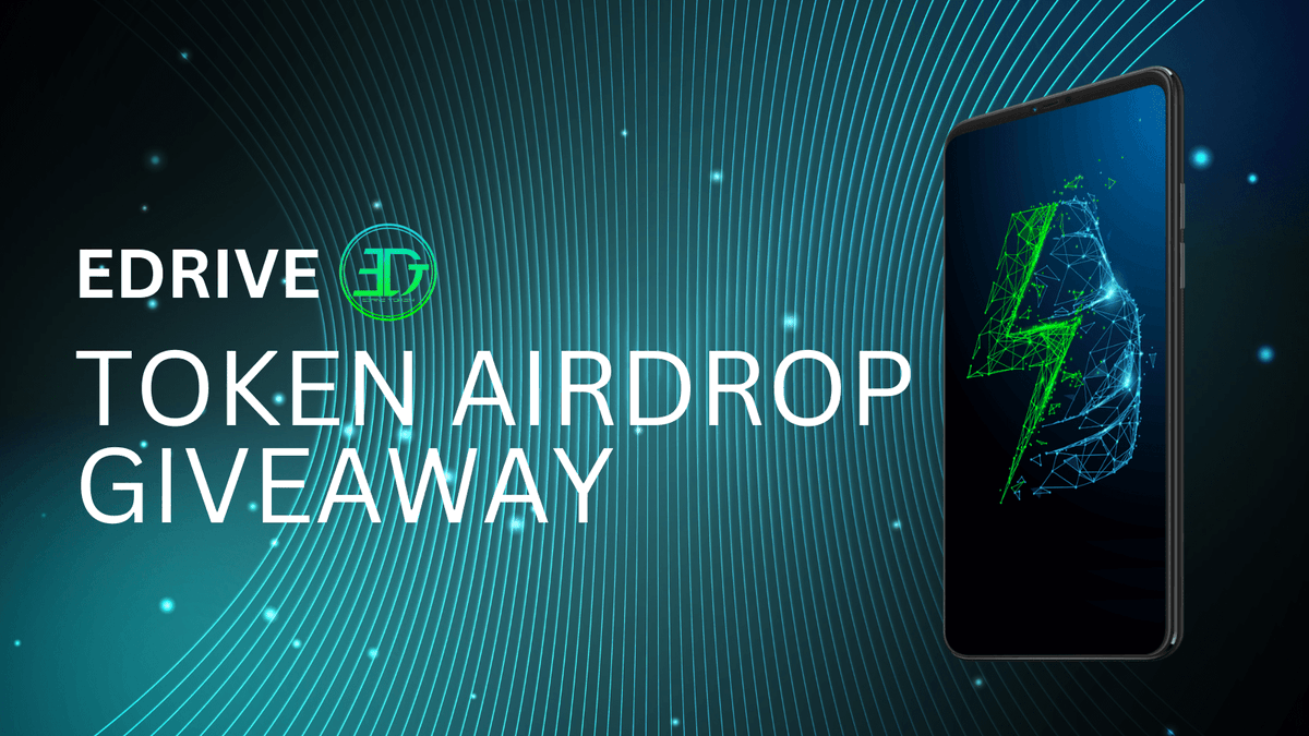 New airdrop: E-Drive (EDT)
Total Reward: $15,000 worth of EDT
Rate: ⭐️⭐️⭐️⭐️
Winners: 200 Random &amp; Top 100
Distribution: within 2 weeks after the ends

Airdrop Link: t.me/airdropinspect…

#Airdrop #Airdrops #Airdropinspector #BSC #EDrive #EDT #Crypto #Bitcoin