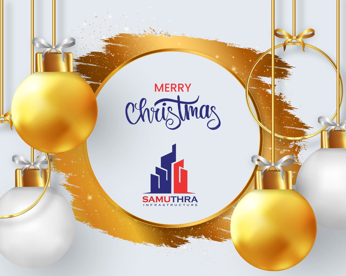 SamuthraInfras1's tweet photo. Merry Christmas To All
Wishes From The Team Of
@SamuthraInfras1 ๐งฑ๐๐๐ญ๐ข๐
#merrychristmas
#merrychristmas๐ #christmas
#samuthrainfrastructurePvt
#samuthra #No1 #construction #company #allovertamilnadu #tamilnadu #Chennai #samuthrainfrastructur #elevationdesigns https://t.co/M51DjYTcrI