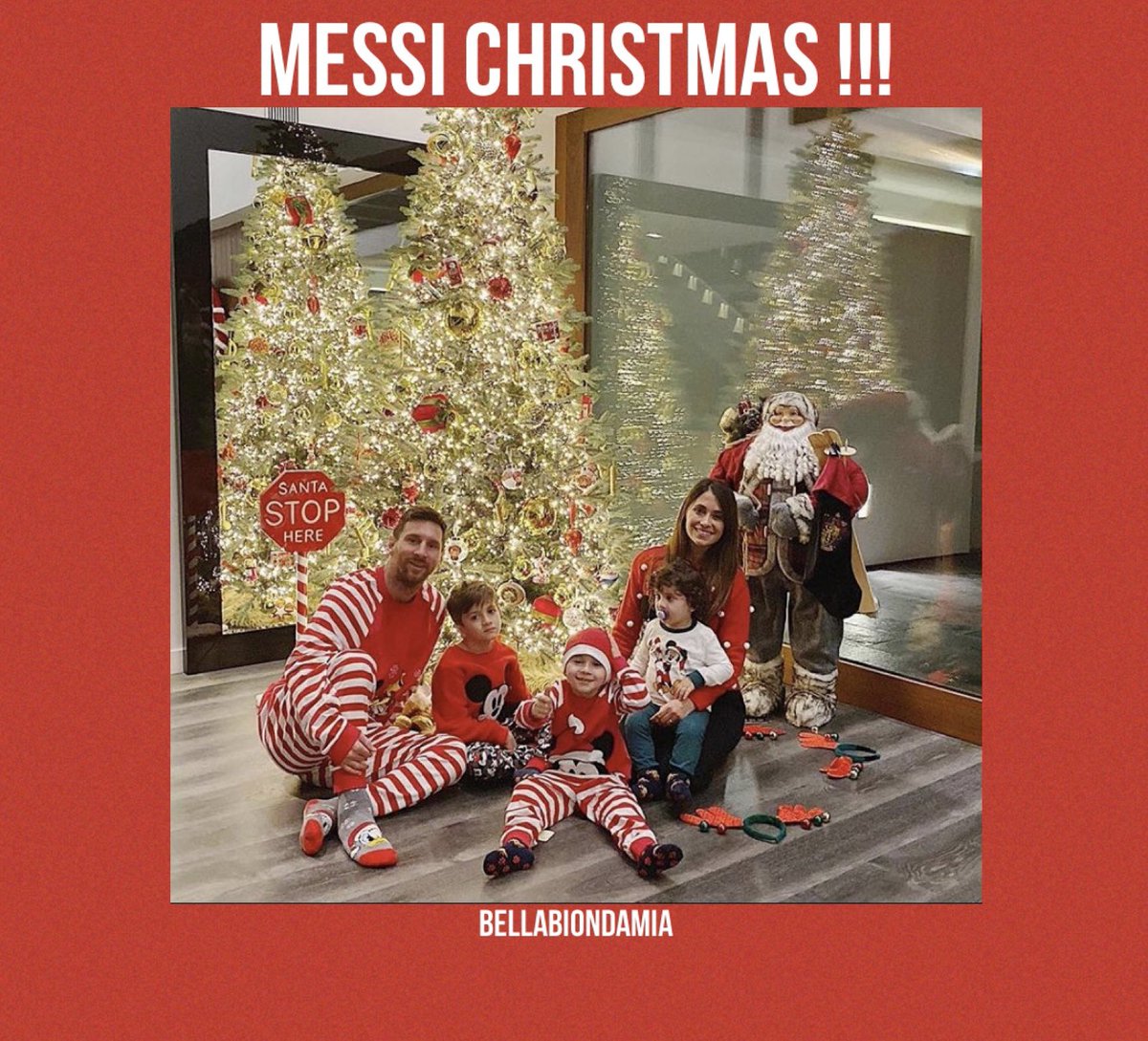 Por si todavía no se los dijeron : MESSI CHRISTMAS a todos! ( y al que se le ocurrió es mi ídolo! )
