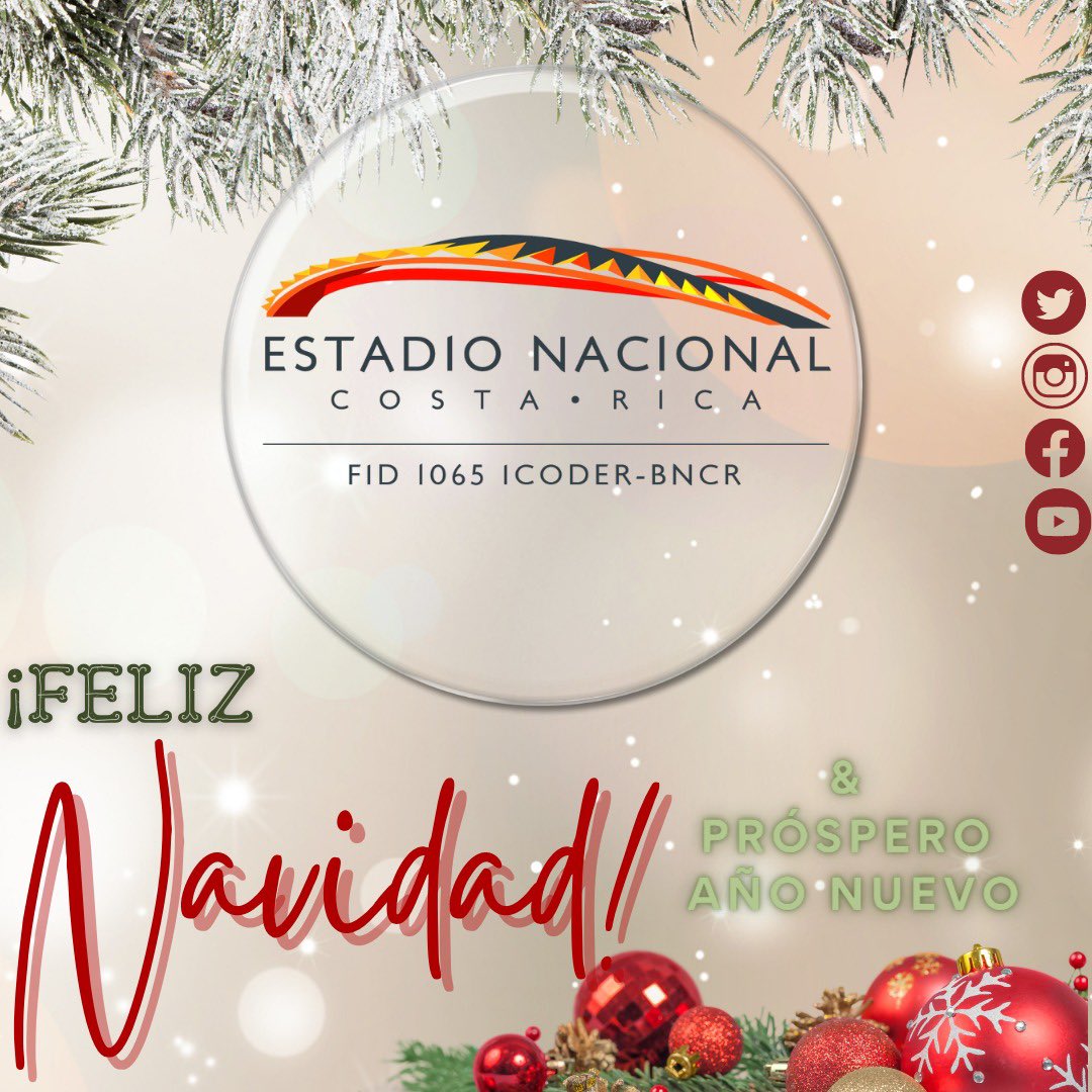 En nombre de la Unidad Gerencial del Fideicomiso ICODER BNCR les deseamos lo mejor en este día de Navidad, que los mejores deseos se cristalicen en esta época y que disfruten en unión de sus seres queridos. Feliz Navidad.