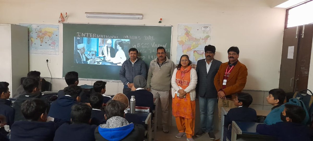 GbsssVarunMarg's tweet photo. #National Mathematics Day Celebration#Ramanujan#Various Activities on 22 December https://t.co/UR81ChQ1aq